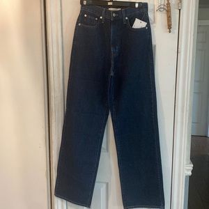 Levi’s high waisted straight jeans